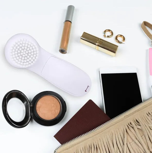 Waterproof Facial Cleansing Brush with 5 Brush Heads - Opaline Glam Beauty