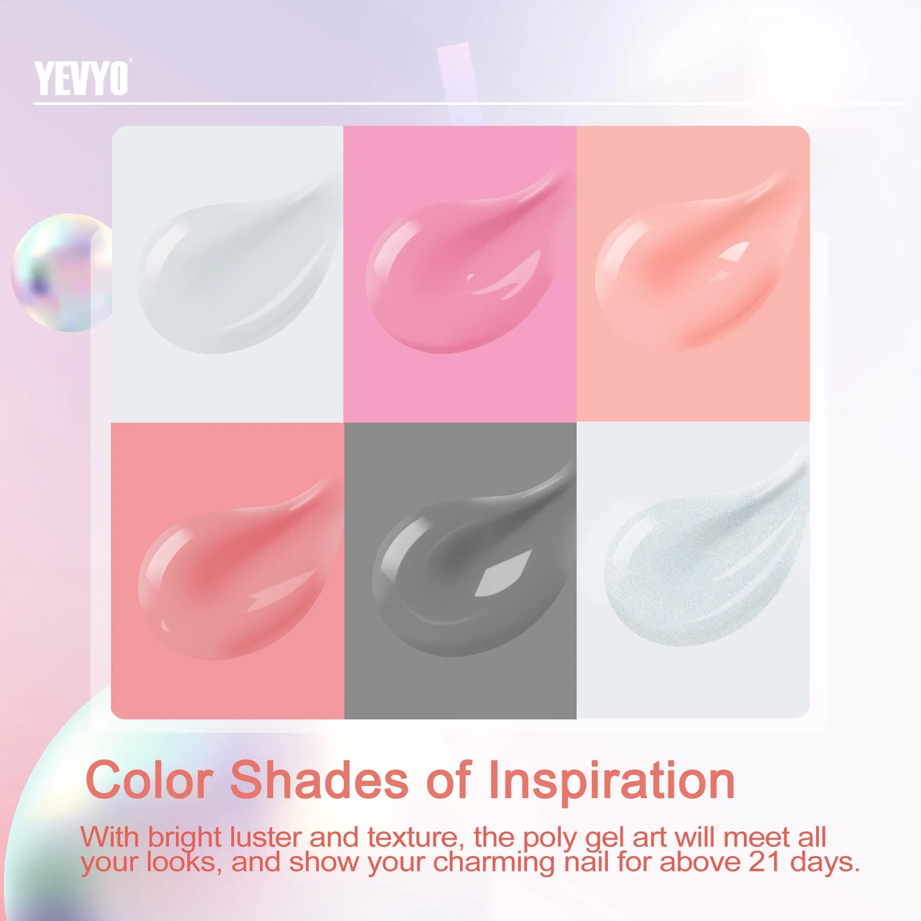 6-Pc Poly Gel Nail Kit – UV Lamp, Brushes & Forms - Opaline Glam Beauty
