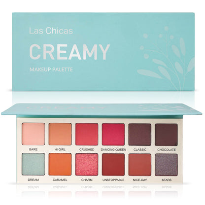 Las Chicas 12-Color Eyeshadow Palette