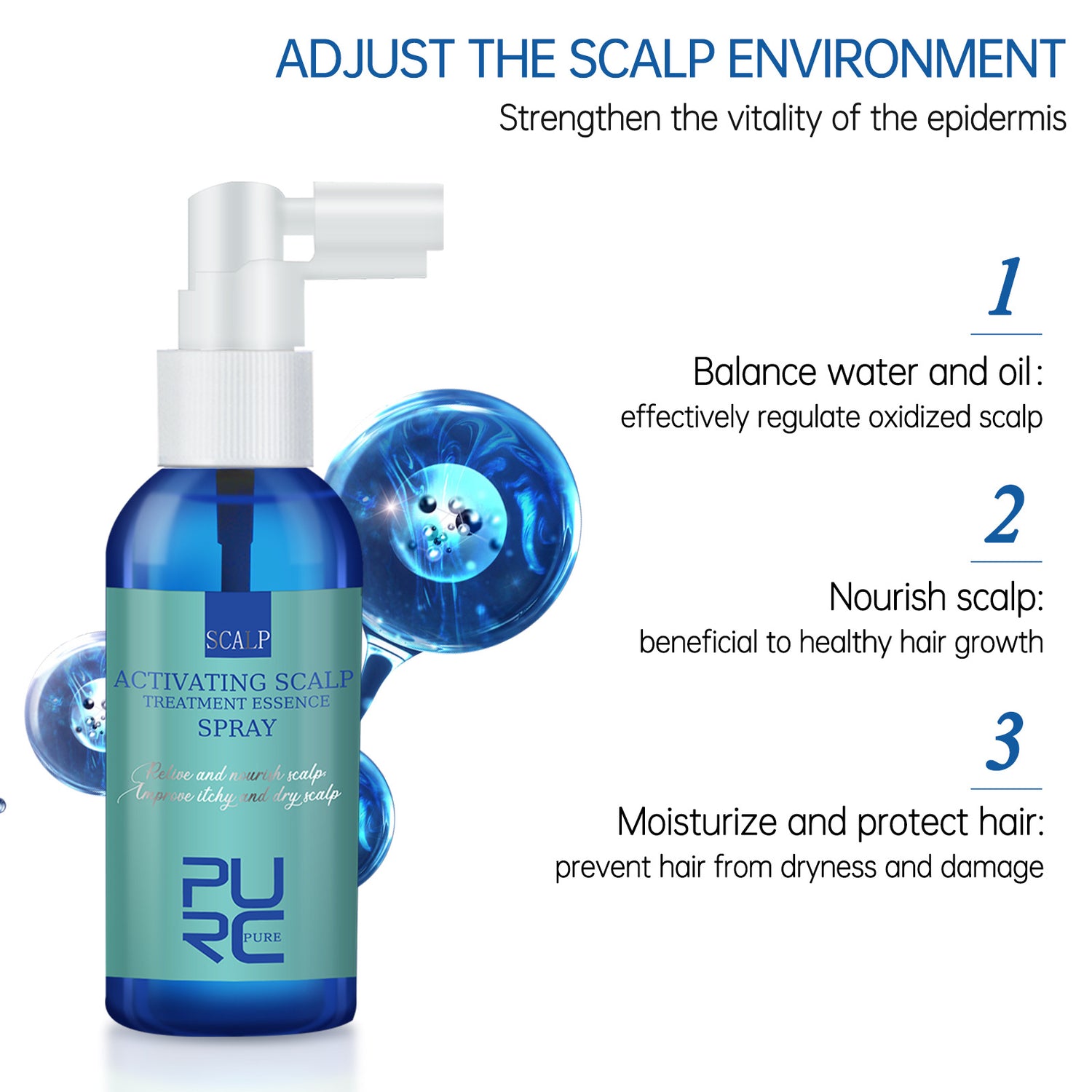 Scalp Care Serum Refreshing And Strengthening Mist - Opaline Glam Beauty