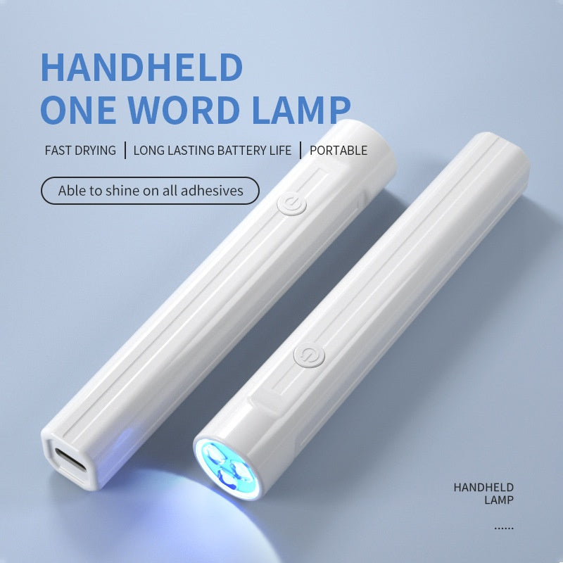 Handheld UV LED Nail Lamp – Portable Gel Nail Dryer - Opaline Glam Beauty