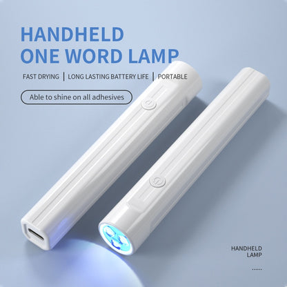 Handheld UV LED Nail Lamp – Portable Gel Nail Dryer - Opaline Glam Beauty