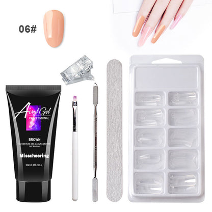 Quick Crystal Gel Nail Extension Set – Painless &amp; Easy - Opaline Glam Beauty