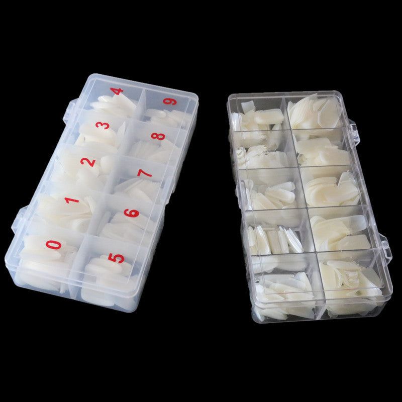 Nail Art 500 Piece Box Armor Pieces Transparent Fully Pasted