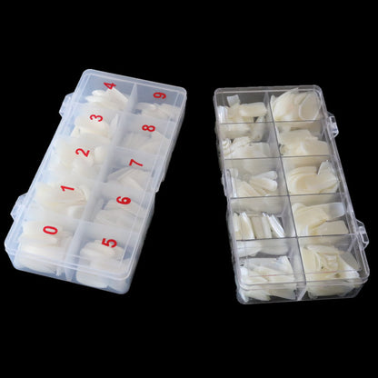 Nail Art 500 Piece Box Armor Pieces Transparent Fully Pasted