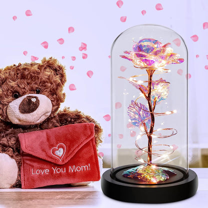 Gold Foil Christmas Gift Valentine&