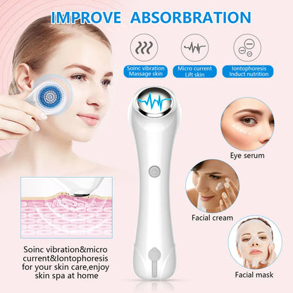 IPX7 Waterproof 3-in-1 Rechargeable Facial Cleansing Brush