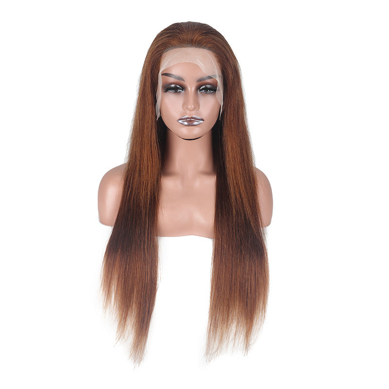 Front Lace Human Wigs Headgear 13 4