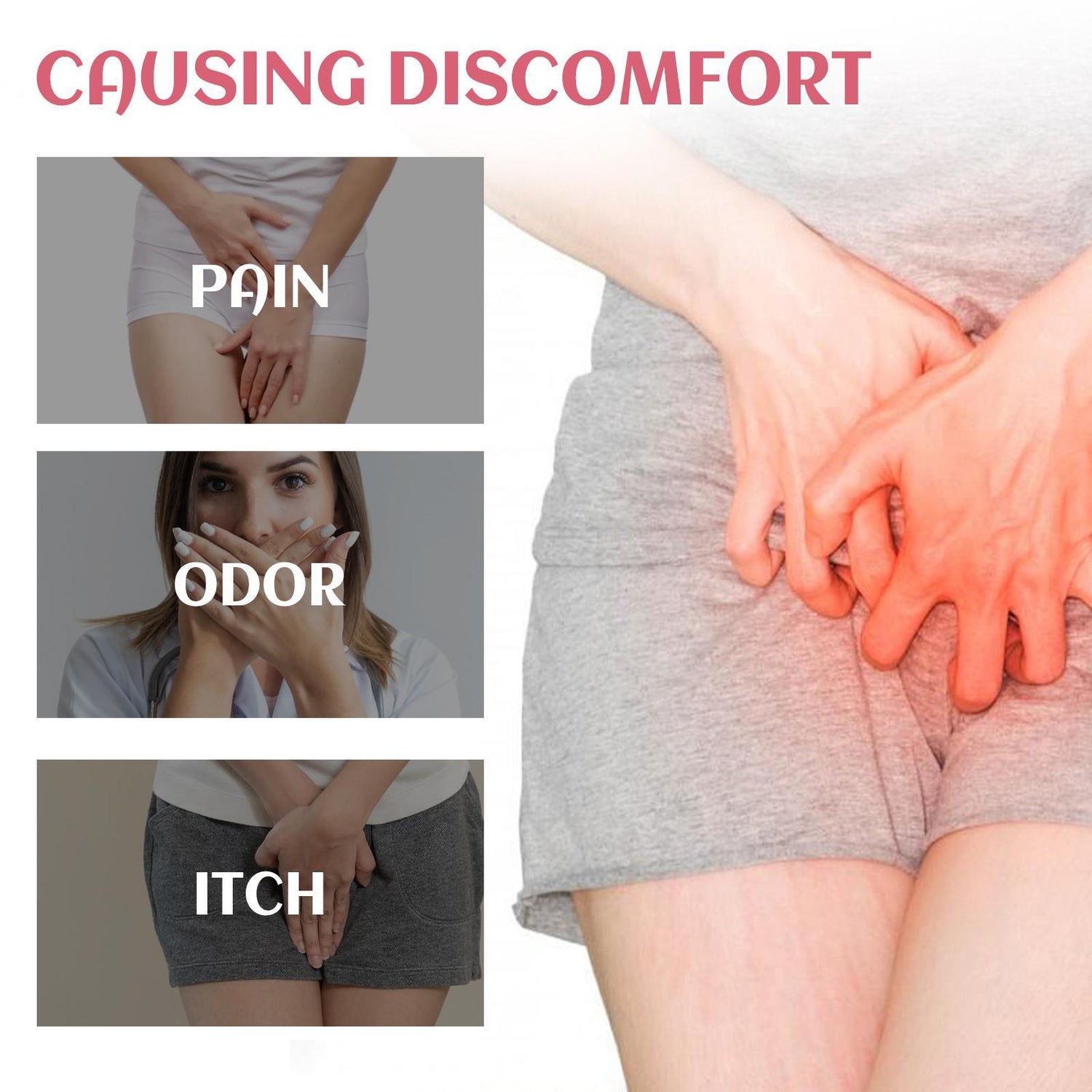 Female Body Care Spray, Anti-itching And Deodorizing, Gentle Cleaning