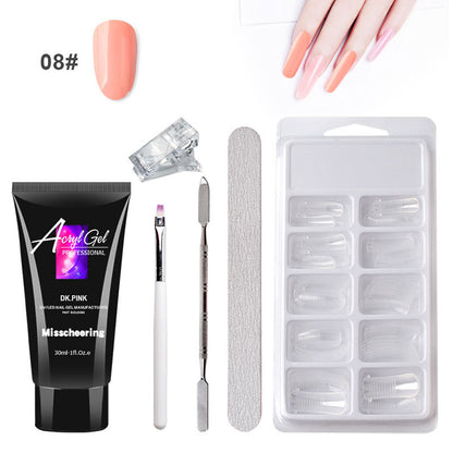 Quick Crystal Gel Nail Extension Set – Painless &amp; Easy - Opaline Glam Beauty