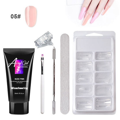 Quick Crystal Gel Nail Extension Set – Painless &amp; Easy - Opaline Glam Beauty