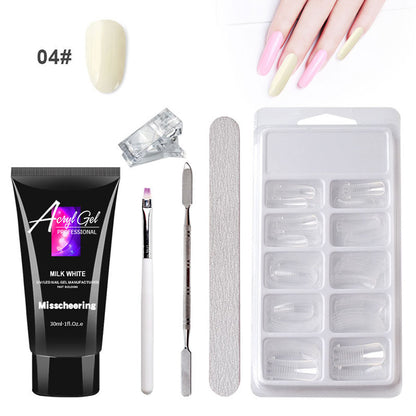 Quick Crystal Gel Nail Extension Set – Painless &amp; Easy - Opaline Glam Beauty