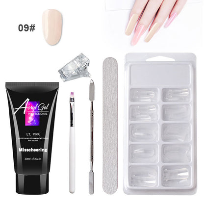 Quick Crystal Gel Nail Extension Set – Painless &amp; Easy - Opaline Glam Beauty