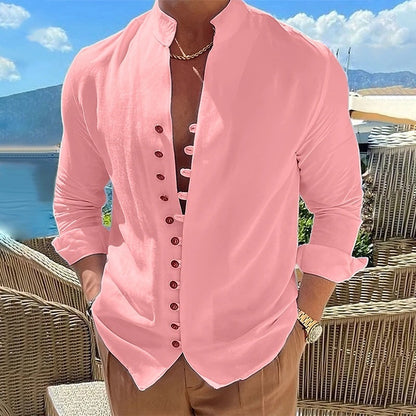 men’s retro long sleeve shirt