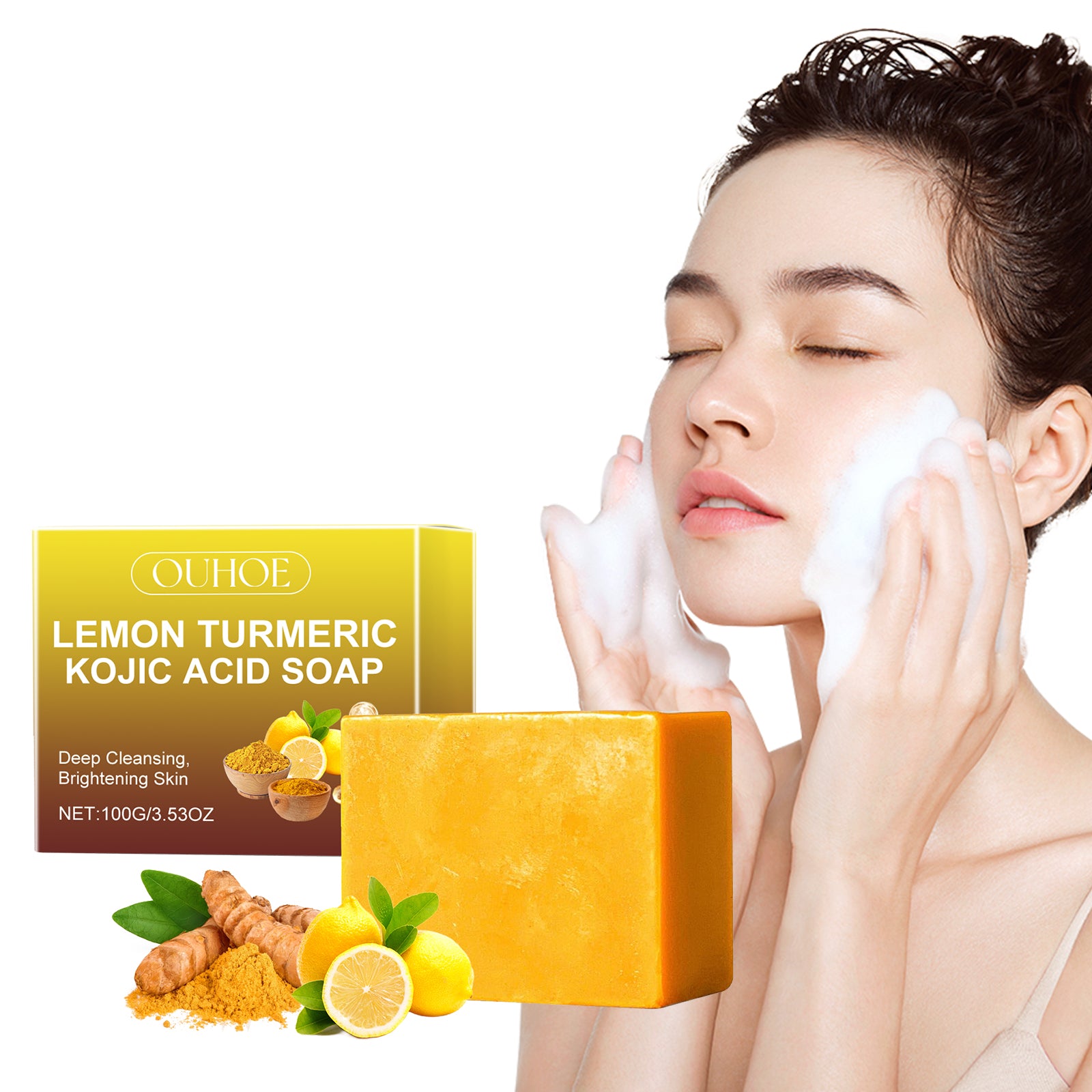 Lemon Turmeric Soap – Deep Cleanse &amp; Brighten Skin