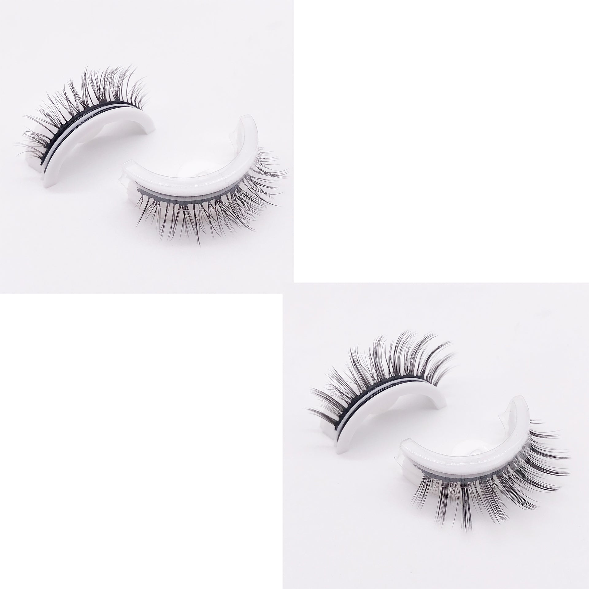Reusable 3D Mink Lashes Natural False Eyelashes Self Adhesive