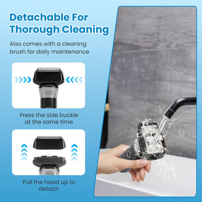 Electric Foil Face Shaver 5-Blade Electric Razor For Men