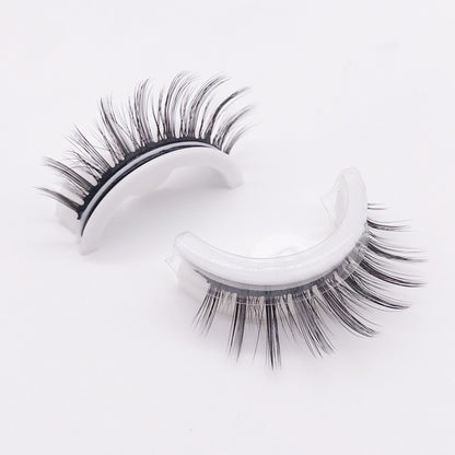 Reusable 3D Mink Lashes Natural False Eyelashes Self Adhesive