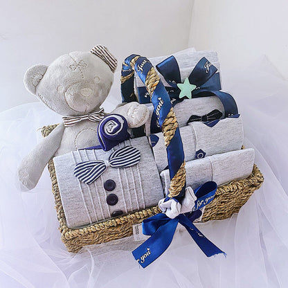 Newborn Boy Baby Clothes Set Gift Box Autumn And Winter - Opaline Glam Beauty