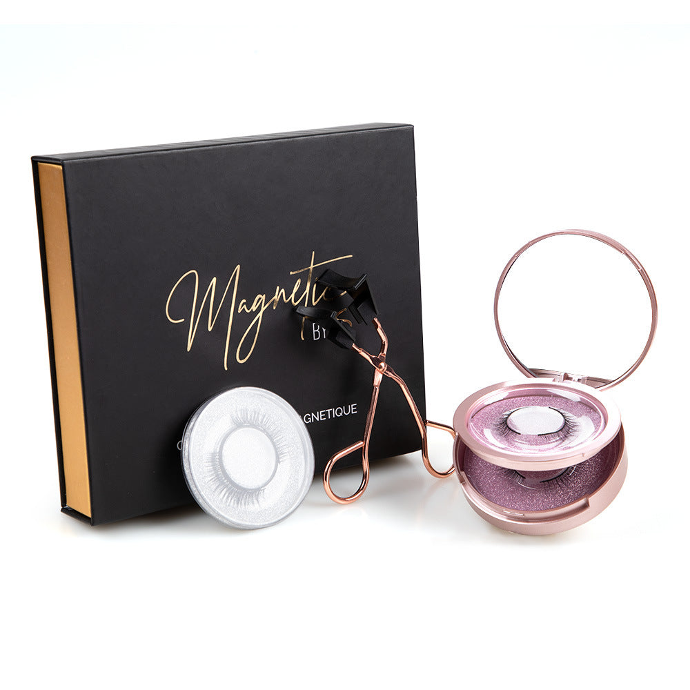 Reusable Magnetic Self-Adhesive Eyelashes No Eyeliner