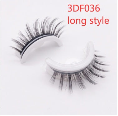 Reusable 3D Mink Lashes Natural False Eyelashes Self Adhesive