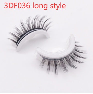 Reusable 3D Mink Lashes Natural False Eyelashes Self Adhesive