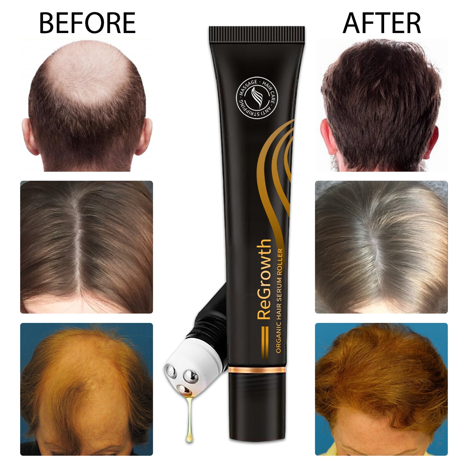 Regrowth Organic Hair Serum - Opaline Glam Beauty