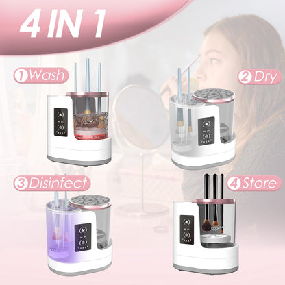 4-in-1 Electric Makeup Brush Cleaner &amp; UV Dryer