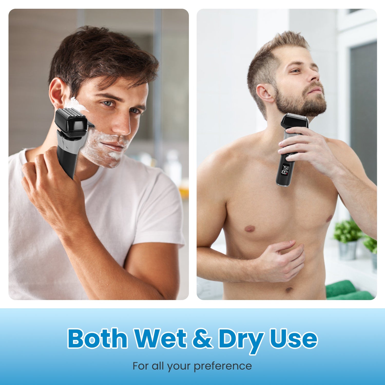 Electric Foil Face Shaver 5-Blade Electric Razor For Men