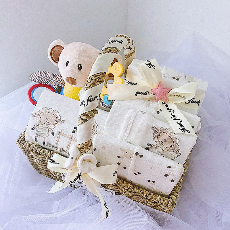 Newborn Boy Baby Clothes Set Gift Box Autumn And Winter - Opaline Glam Beauty