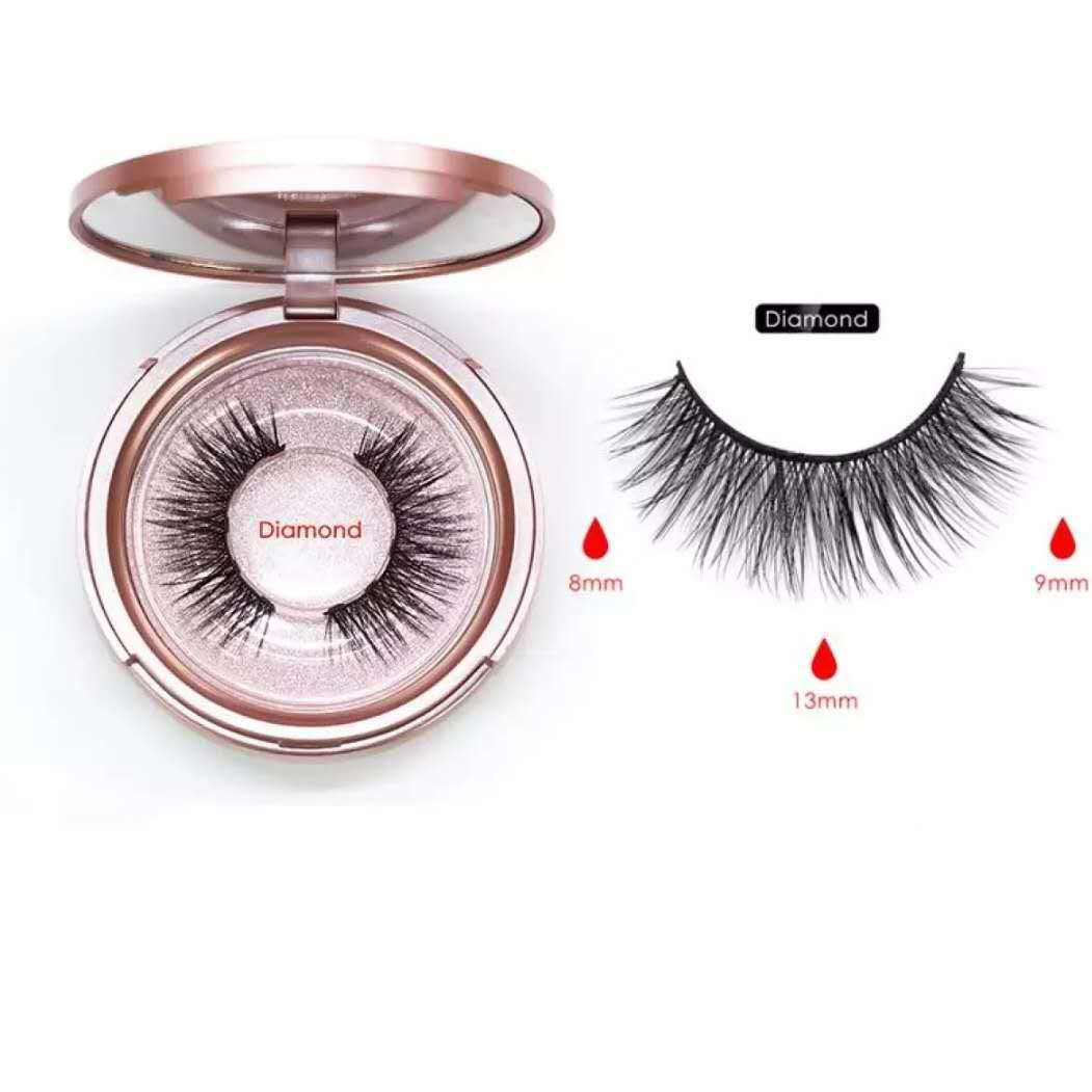 Reusable Magnetic Self-Adhesive Eyelashes No Eyeliner