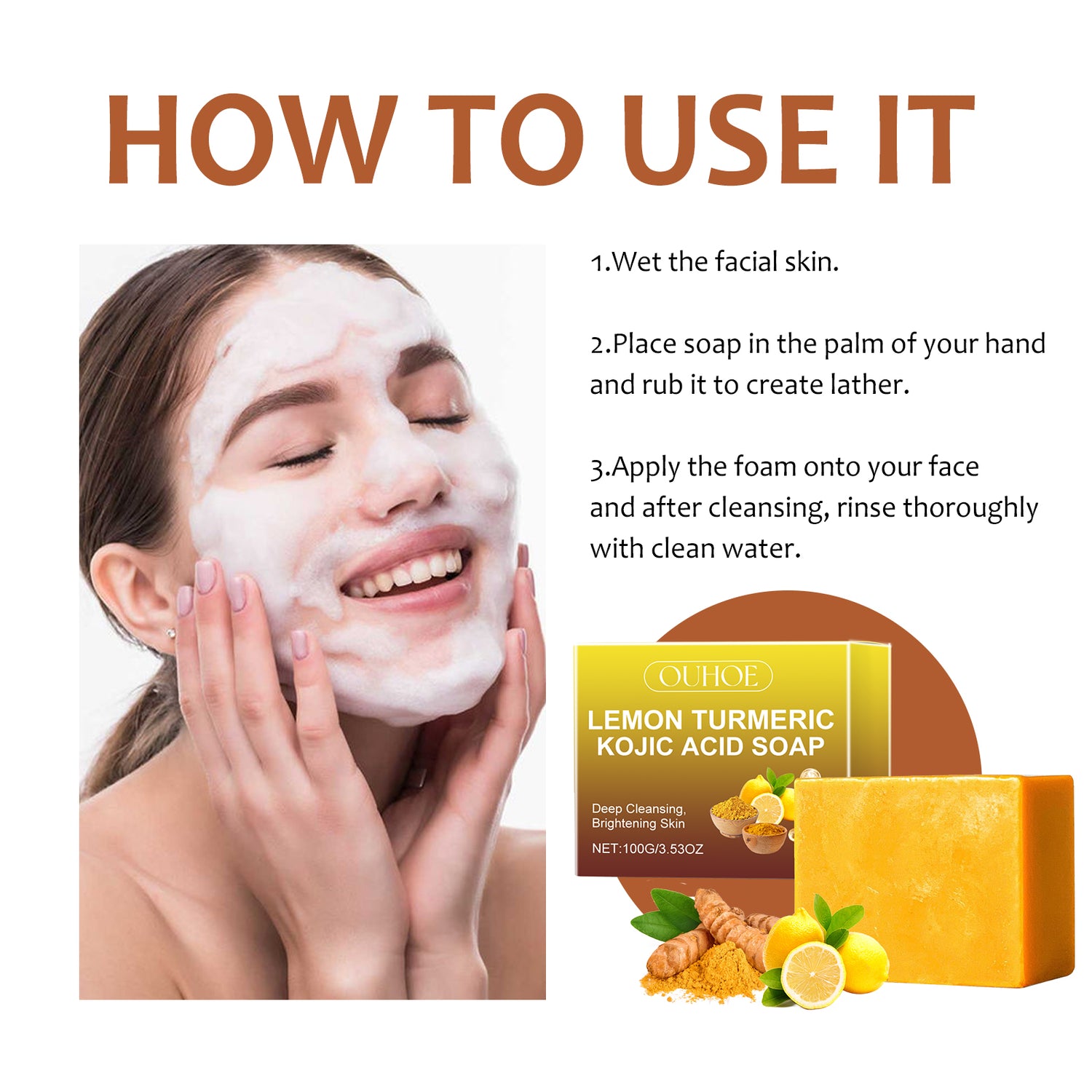 Lemon Turmeric Soap – Deep Cleanse &amp; Brighten Skin