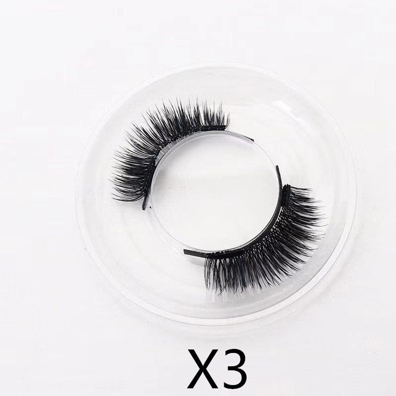 Reusable Magnetic Self-Adhesive Eyelashes No Eyeliner