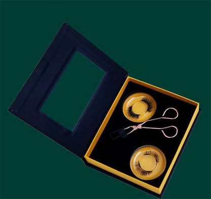 Reusable Magnetic Self-Adhesive Eyelashes No Eyeliner