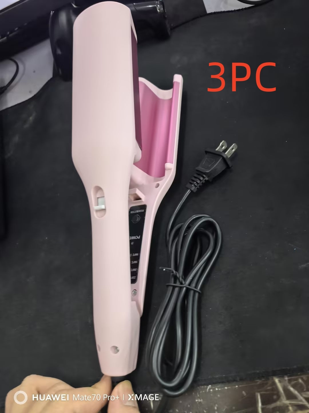 Hair Curling Iron 32mm Deep Wave Hair Curler 4 Temperature Adjustable