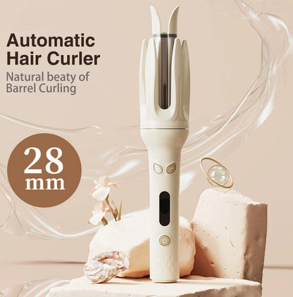 Spin And Curl, Automatic Hair Curling Iron For Healthy &amp; Shiny