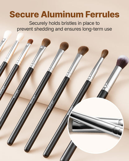 34-Piece Professional Makeup Brush Set with Travel Case