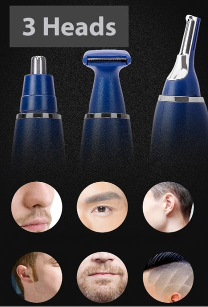 Electric Ear Beard Nose Hair Trimmer Eyebrow Mustache Remover Shaver Clipper New