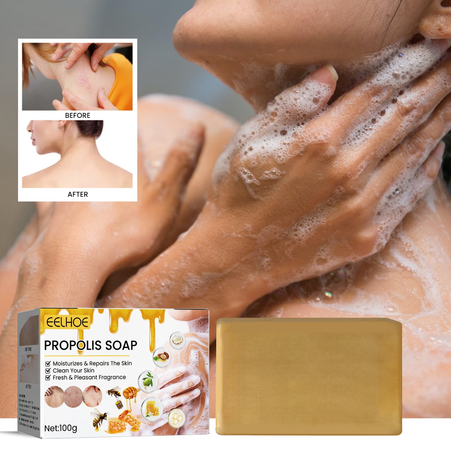 EELHOE Propolis Deep Cleansing Soap