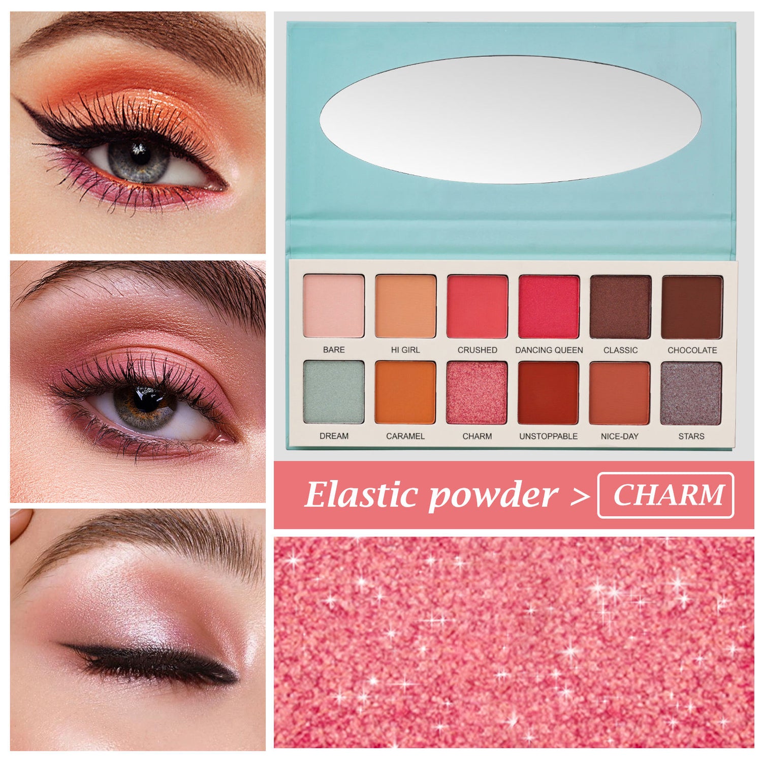 Las Chicas 12-Color Eyeshadow Palette
