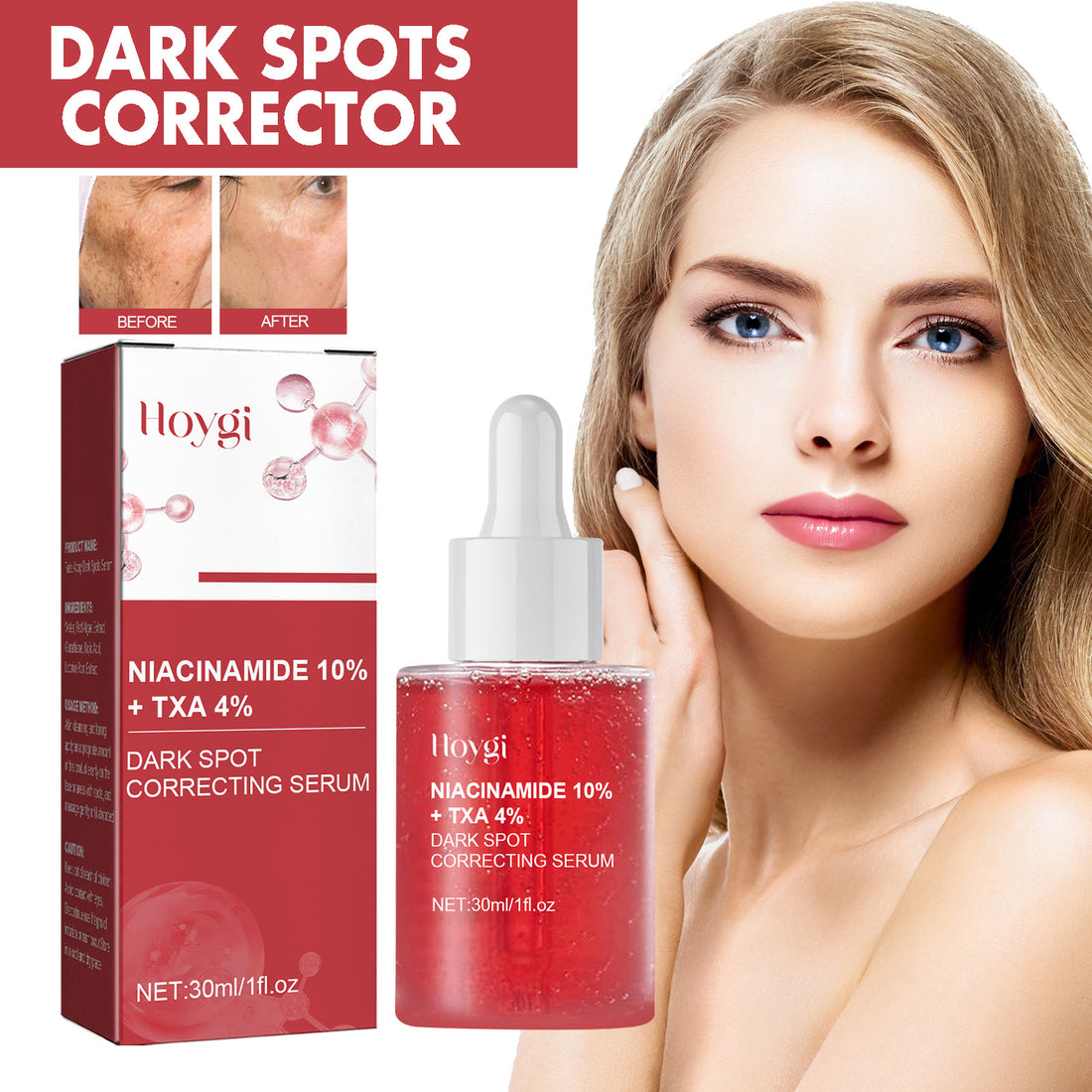 Hoygi Black Spot Repair Essence Lighten Skin Black Spot And Age Spot Moisturizing&amp;Brightening Repair Essence