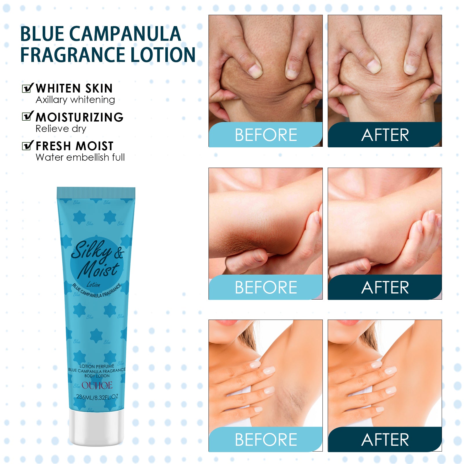 OUHOE Skin Brightening &amp; Moisturizing Body Toner