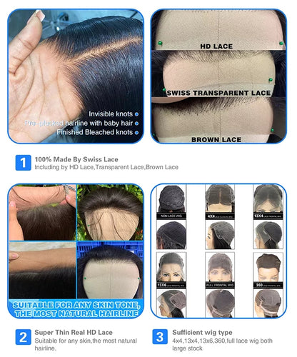 6x4 Transparent Lace Front Wig – Vietnamese Virgin Hair