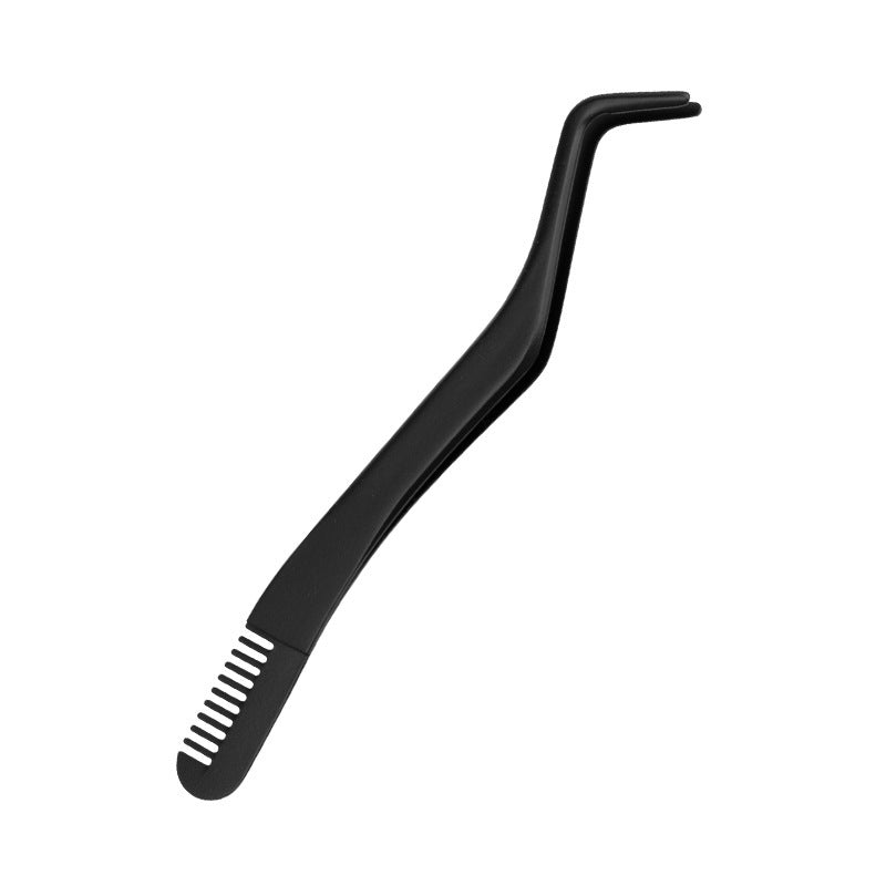 Eyelash With Comb Aid Metal Tweezers Beauty Tools - Opaline Glam Beauty