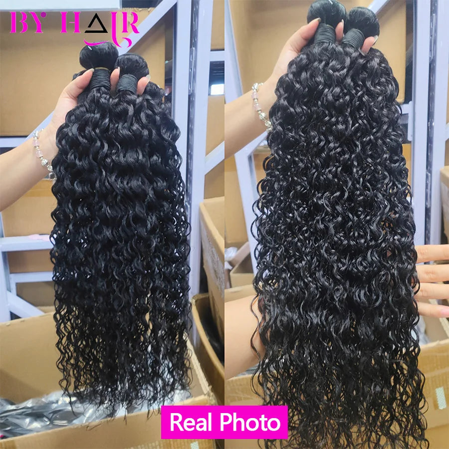 12A Water Wave Human Hair Bundles - Opaline Glam Beauty