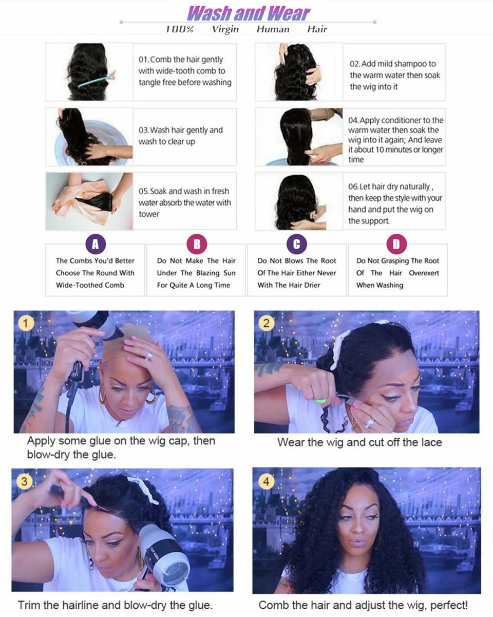 Brazilian Ombre Blonde Body Wave Human Hair Wig - Opaline Glam Beauty