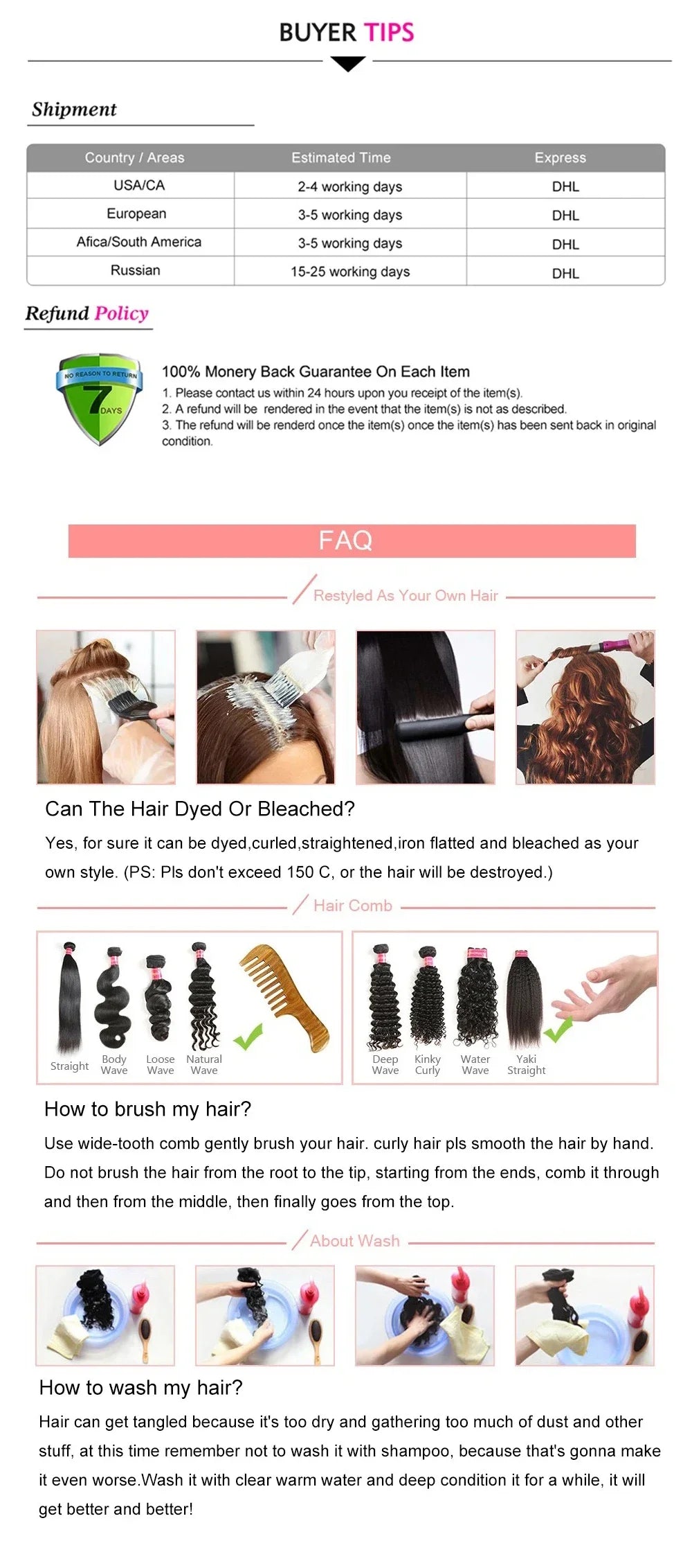 4/27 Ombre Body Wave Clip-In Human Hair Extensions – 120g 8pcs - Opaline Glam Beauty