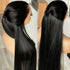 250% Density Bone Straight Glueless HD Lace Front Wig - Opaline Glam Beauty
