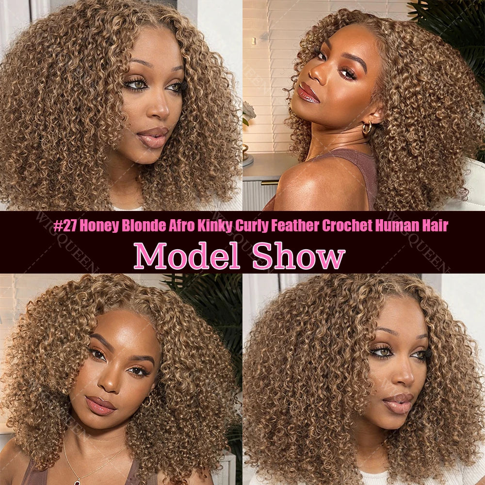 4/27 Highlight Curly Pixie Pre-Looped Hair Extensions - Opaline Glam Beauty