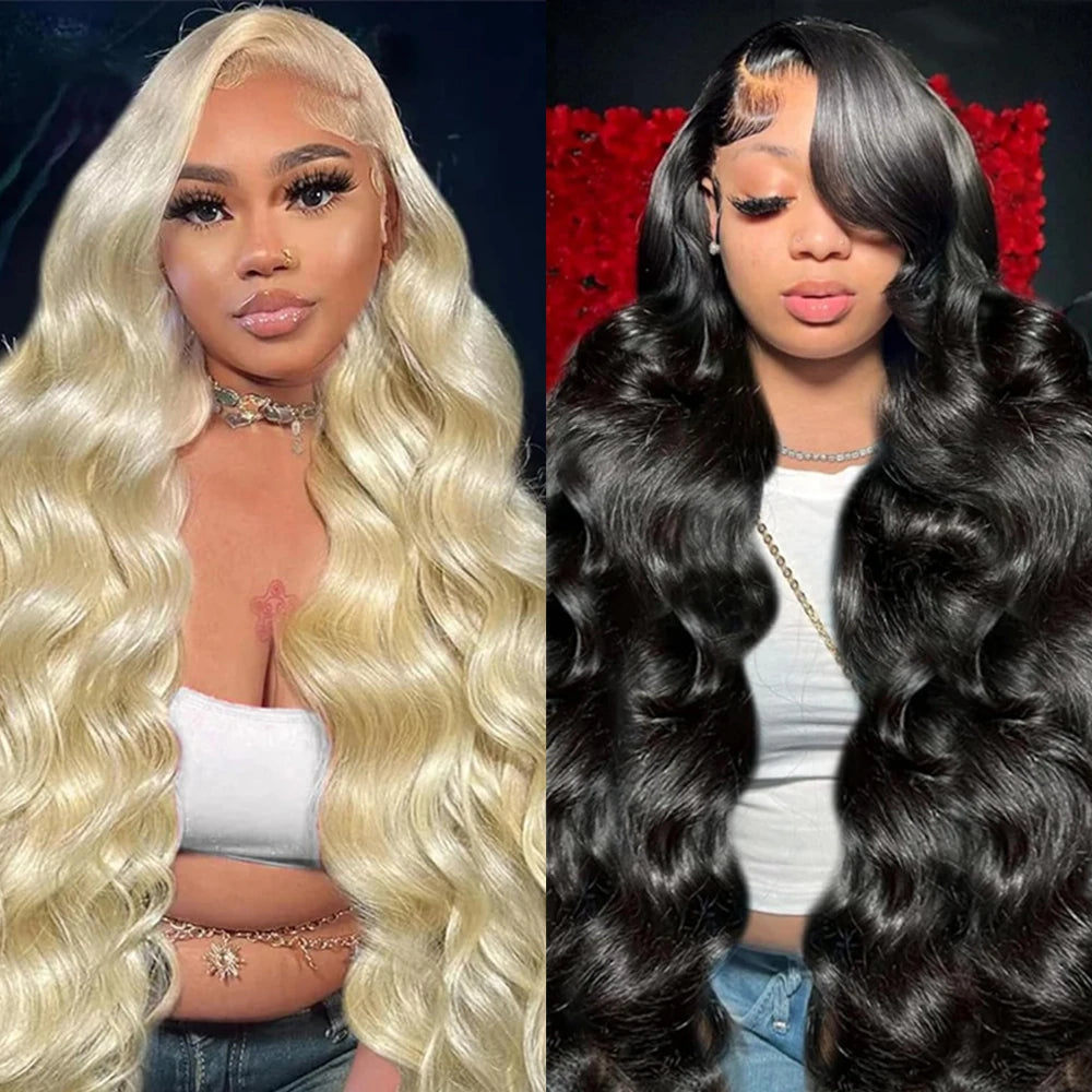 613 Blonde Body Wave Human Hair Wig - Opaline Glam Beauty